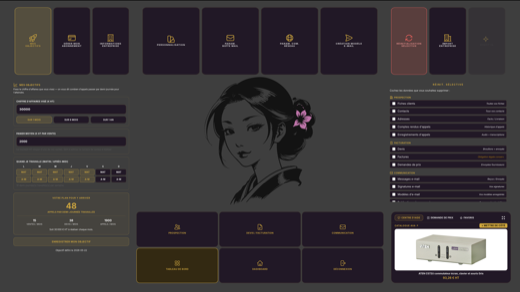 Espace de travail AVA en violet